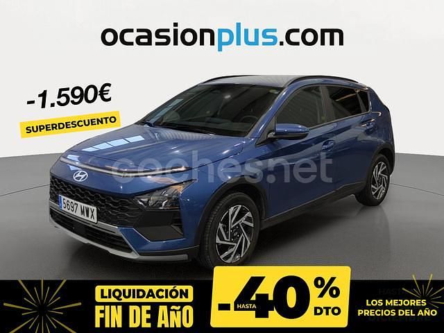 Azul Usado 2024 Hyundai Bayon SUV | 17.490 € (Precio justo) - Imagen 1/4