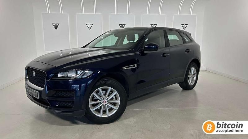 Usado Jaguar F-Pace Portfolio 180 CV (132 kW) 2016 Azul SUV