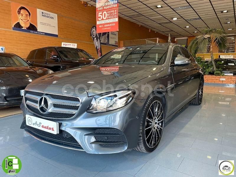Usado Mercedes E220 Avantgarde 170 CV (125 kW) 2016 Gris Berlina