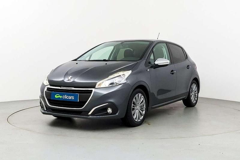 Usado Peugeot 208 Style 99 CV (72 kW) 2017 Gris Utilitario
