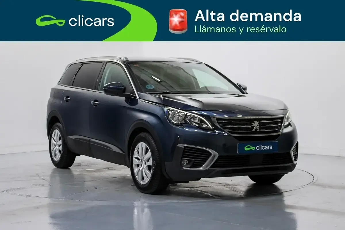 Usado Peugeot 5008 Allure 165 CV (121 kW) 2017 Azul Monovolumen
