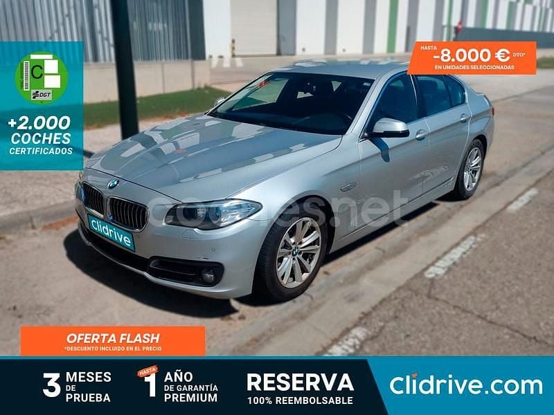 Gris / plata Usado 2014 BMW 518 Berlina | 12.490 € - Imagen 1/3