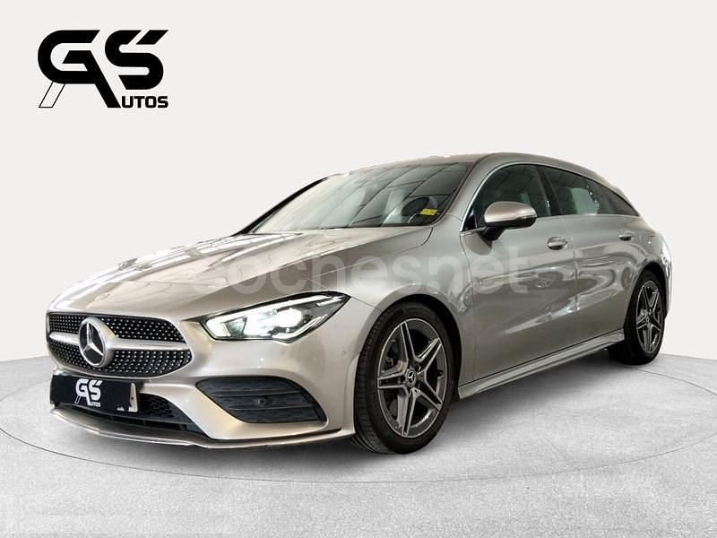 Beige Usado 2020 Mercedes CLA200 Shooting Brake Familiar | 24.999 € (Precio justo) - Imagen 1/4
