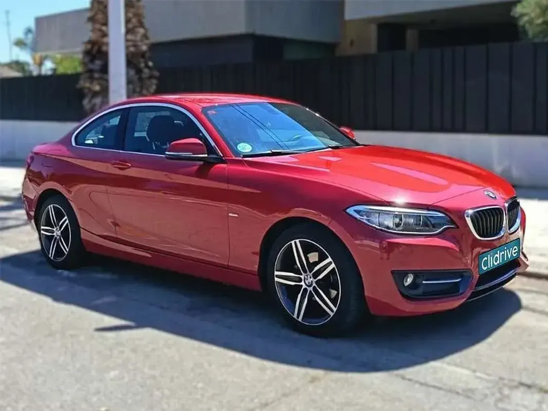Usado BMW 218 Sport Line 150 CV (110 kW) 2017 Rojo Coupe