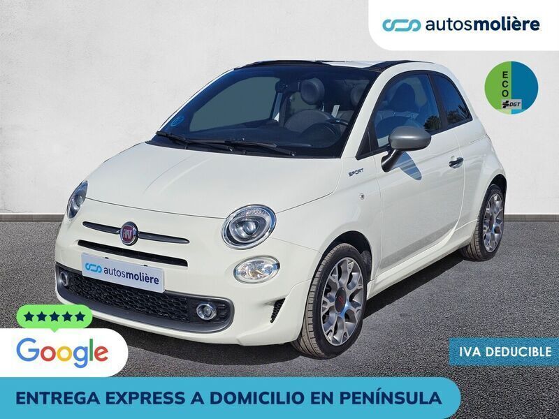 Blanco Usado 2022 Fiat 500 Sport Descapotable | 12.680 € (Un poco caro) - Imagen 1/4