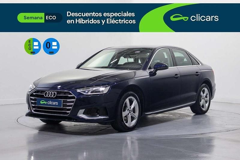 Usado Audi A4 Advanced 136 CV (100 kW) 2021 Azul Berlina