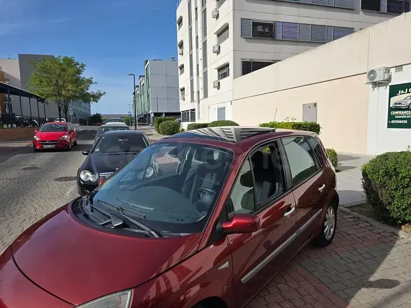 Usado Renault Scénic Privilege 105 CV (77 kW) 2008 Granate Monovolumen
