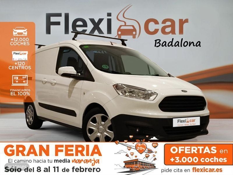 Blanco Usado 2018 Ford Tourneo Courier Ambiente Monovolumen | 12.990 € (Precio justo) - Imagen 1/4