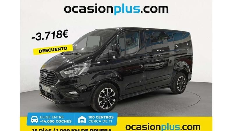Negro Usado 2022 Ford Tourneo Custom Sport Monovolumen | 37.182 € (Super precio) - Imagen 1/4