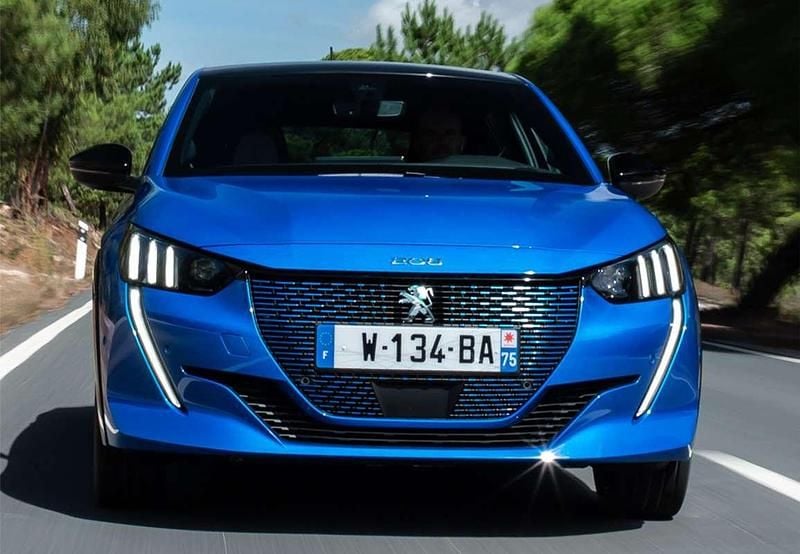 Azul Usado 2023 Peugeot e-208 GT Utilitario | 16.490 € (Super precio) - Imagen 1/4