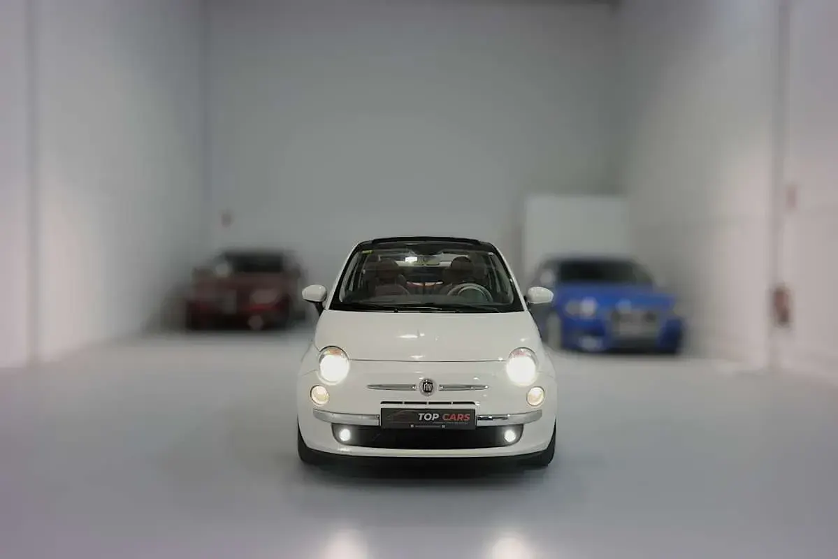 Usado Fiat 500C Lounge 86 CV (63 kW) 2012 Blanco Descapotable