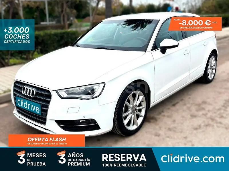 Blanco Usado 2016 Audi A3 Ambiente Berlina | 16.190 € (Precio justo) - Imagen 1/3