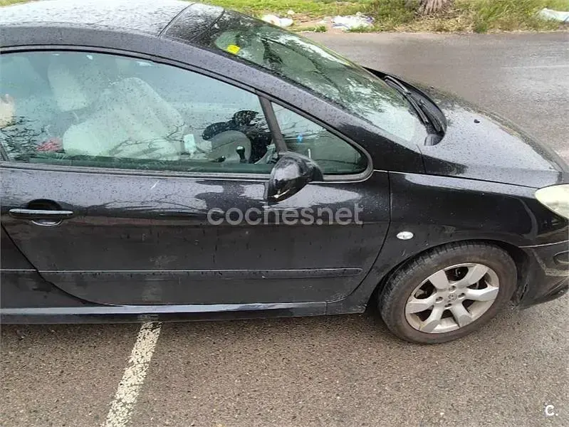 Usado Peugeot 307 CC 110 CV (80 kW) 2005 Negro Descapotable