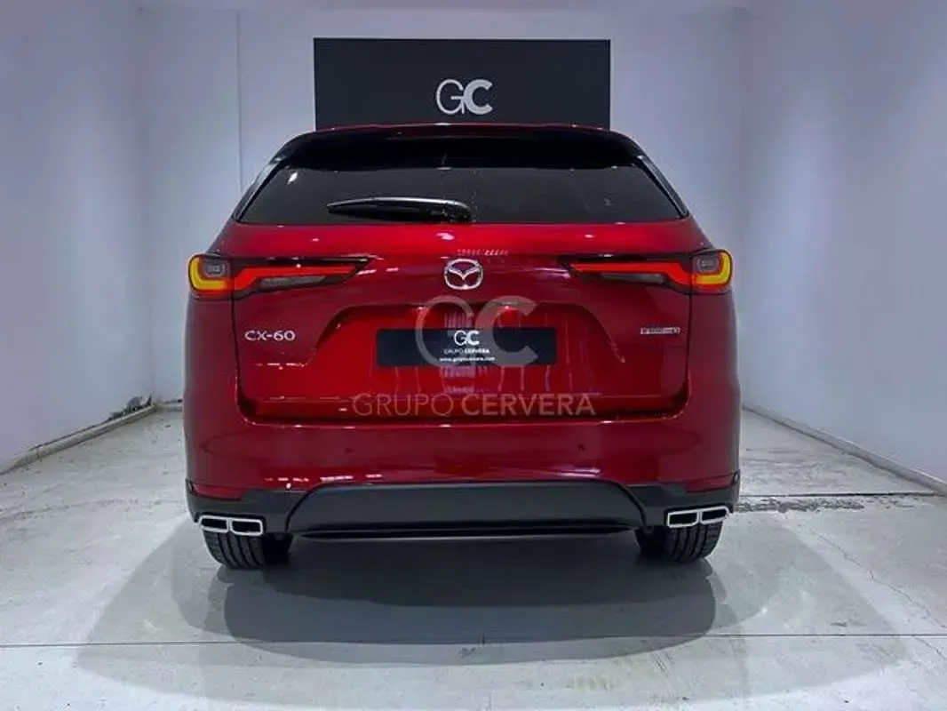 Nuevo Mazda CX-60 Exclusive-Line 200 CV (147 kW) 2025 Rojo SUV
