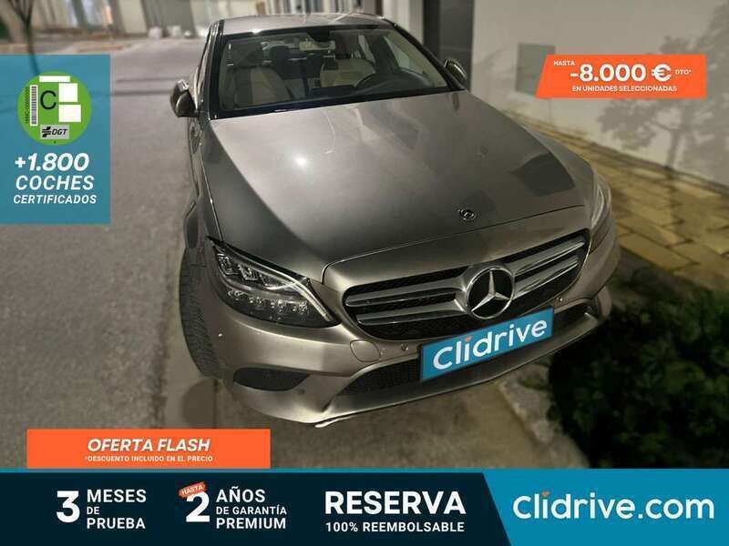 Gris Usado 2019 Mercedes C200 Berlina | 23.590 € (Precio justo) - Imagen 1/3