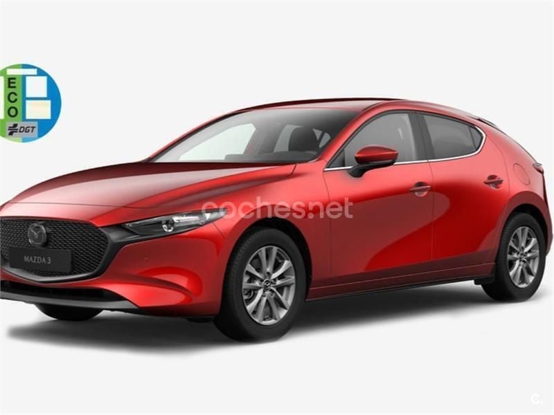 Granate Usado 2021 Mazda 3 Berlina | 25.000 € (Un poco caro) - Imagen 1/1