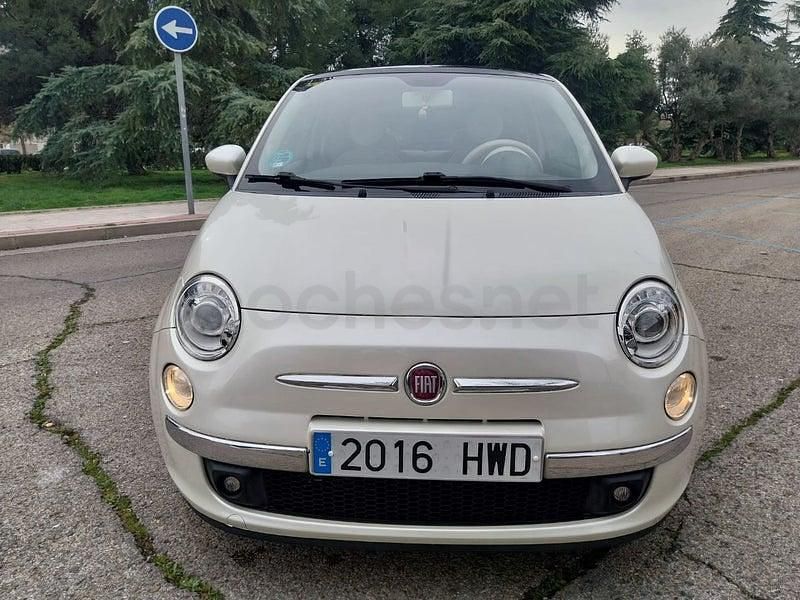 Usado Fiat 500 Lounge 85 CV (62 kW) 2014 Blanco Berlina