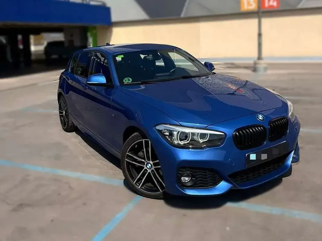 Usado BMW 118 150 CV (110 kW) 2017 Azul Utilitario