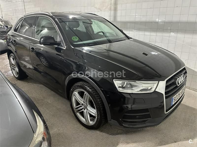 Usado Audi Q3 Attraction 150 CV (110 kW) 2017 Negro SUV