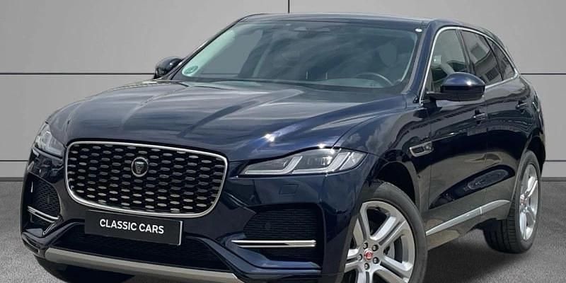 Azul Usado 2021 Jaguar F-Pace S SUV | 35.900 € - Imagen 1/4