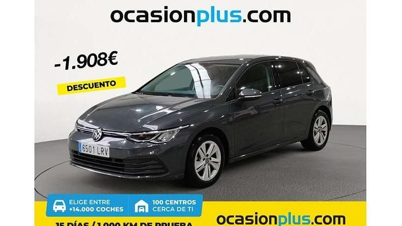 Gris Usado 2021 VW Golf VIII Life Utilitario | 19.082 € (Precio justo) - Imagen 1/4