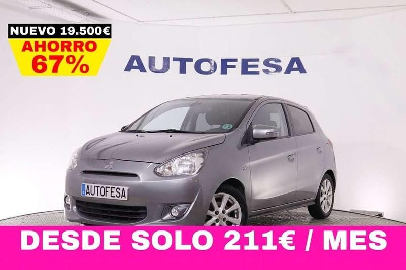 Usado Mitsubishi Space Star Motion 80 CV (58 kW) 2015 Gris Berlina