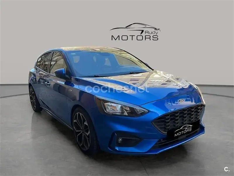 Usado Ford Focus ST-Line 120 CV (88 kW) 2018 Azul Berlina