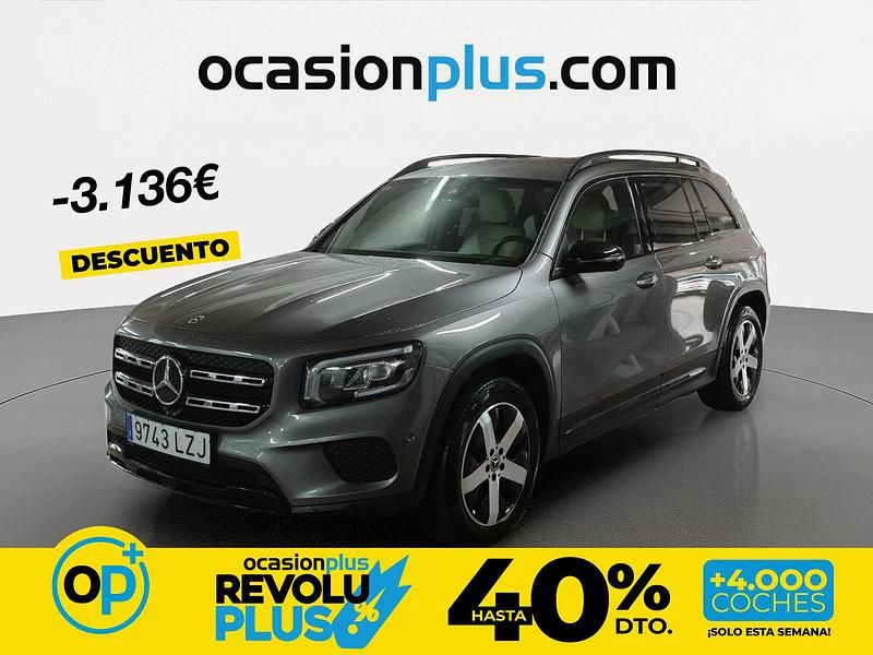 Usado Mercedes GLB200 150 CV (110 kW) 2021 Gris SUV