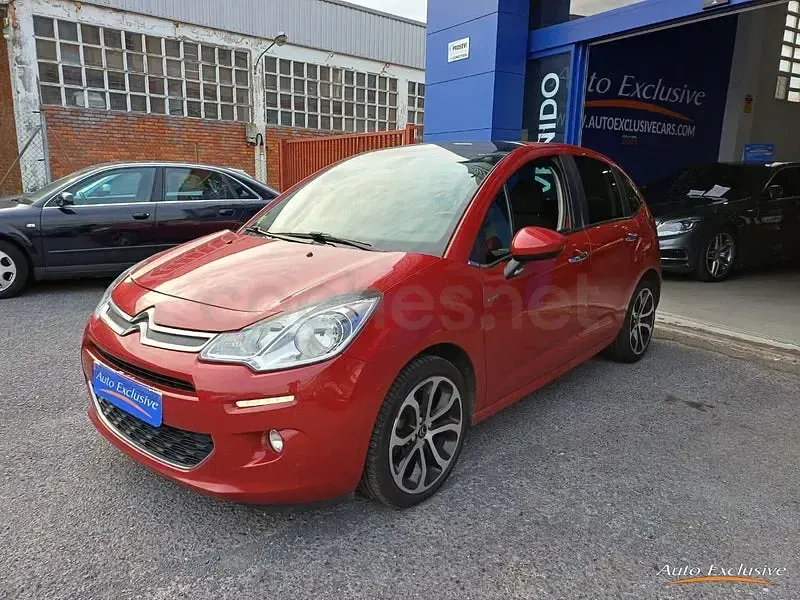 Usado Citroën C3 Exclusive 92 CV (67 kW) 2013 Granate Berlina