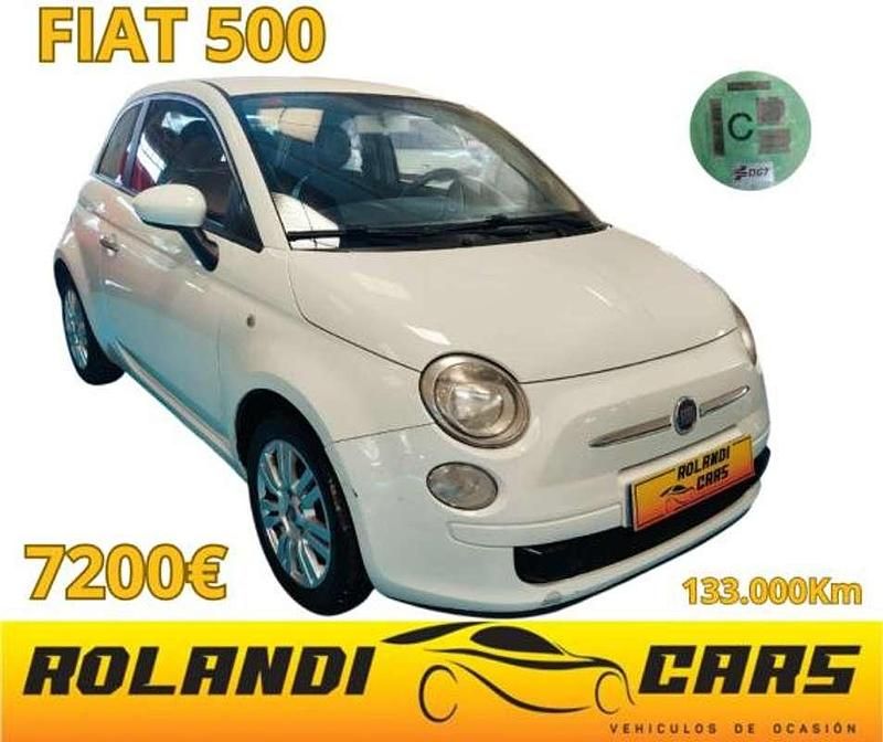 Blanco Usado 2009 Fiat 500 Lounge Utilitario | 7200 € (Caro) - Imagen 1/4
