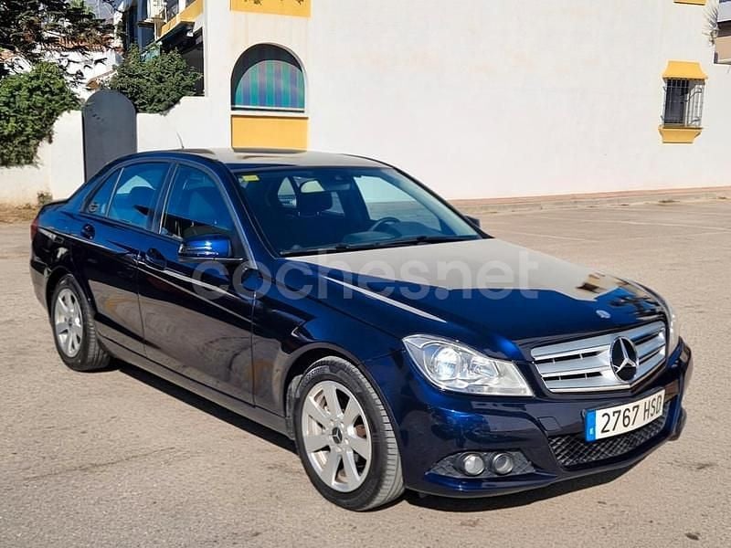 Azul Usado 2013 Mercedes C180 Berlina | 11.990 € (Precio justo) - Imagen 1/4