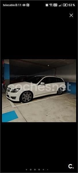 Blanco Usado 2014 Mercedes C300 Familiar | 14.500 € - Imagen 1/2