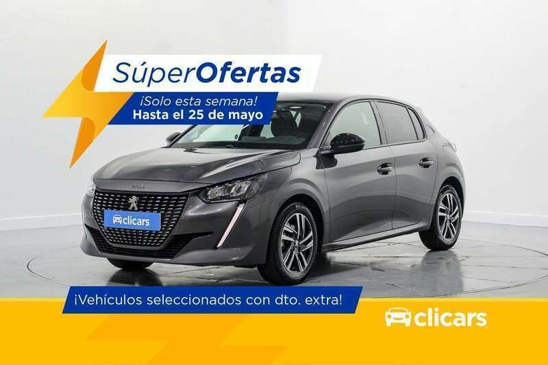 Gris Usado 2023 Peugeot 208 Allure Utilitario | 11.790 € (Super precio) - Imagen 1/4