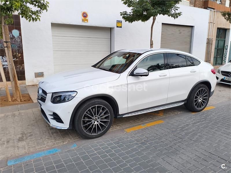Usado Mercedes GLC250 204 CV (150 kW) 2018 Blanco Coupe