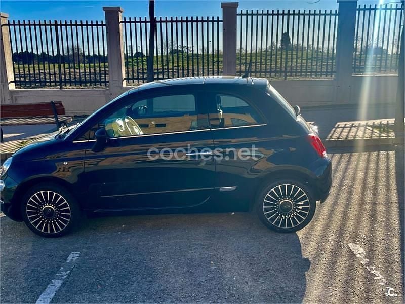 Usado Fiat 500 Lounge 95 CV (69 kW) 2017 Negro Berlina