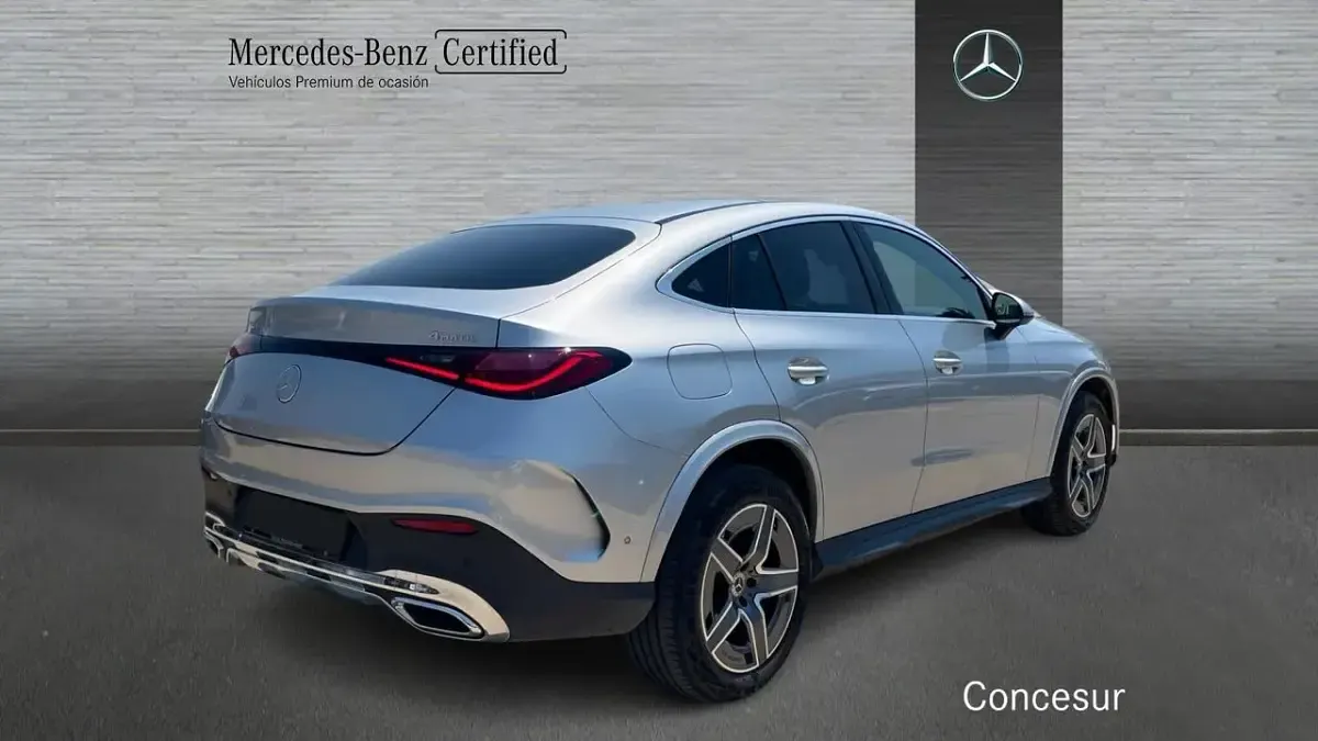 Usado Mercedes GLC300de 333 CV (244 kW) 2025 Plata Coupe