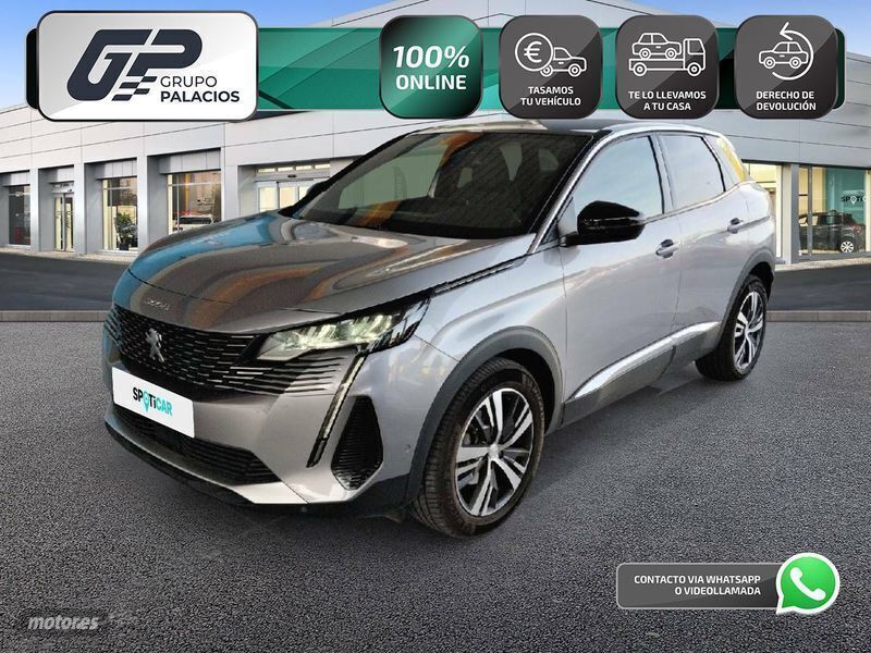 Gris Usado 2023 Peugeot 3008 Allure SUV | 30.450 € - Imagen 1/4