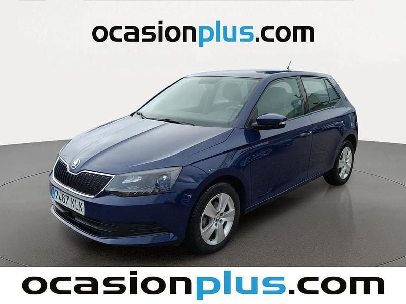Azul Usado 2018 Skoda Fabia Utilitario | 9082 € (Buen precio) - Imagen 1/4