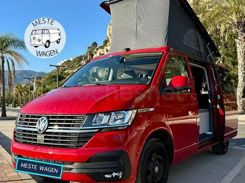 Usado VW California Beach 150 CV (110 kW) 2021 Rojo Van