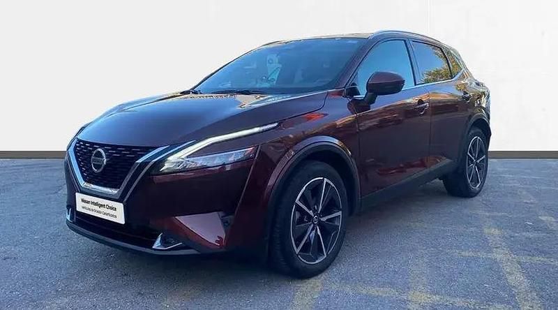 Burgundy (metalizada) Usado 2022 Nissan Qashqai Tekna SUV | 25.900 € (Precio justo) - Imagen 1/4