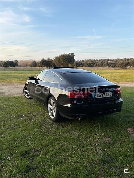 Usado Audi A5 Sportback S-Line 190 CV (139 kW) 2010 Negro Utilitario