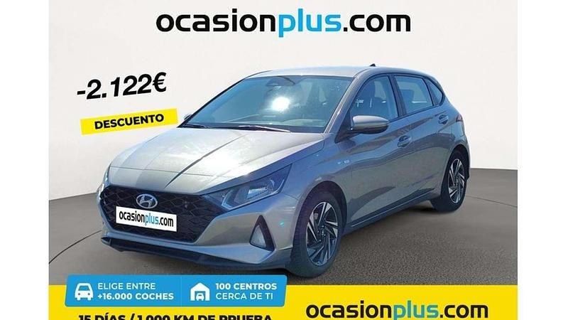 Gris Usado 2021 Hyundai i20 Utilitario | 12.500 € (Precio justo) - Imagen 1/4