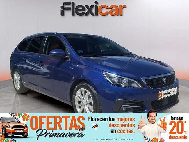 Usado Peugeot 308 SW Allure 130 CV (95 kW) 2019 Azul Familiar