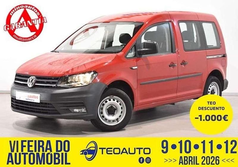 Usado VW Caddy Edition 102 CV (75 kW) 2020 Rojo Monovolumen