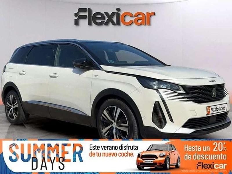 Blanco Usado 2021 Peugeot 5008 Allure Monovolumen | 19.990 € (Precio justo) - Imagen 1/4
