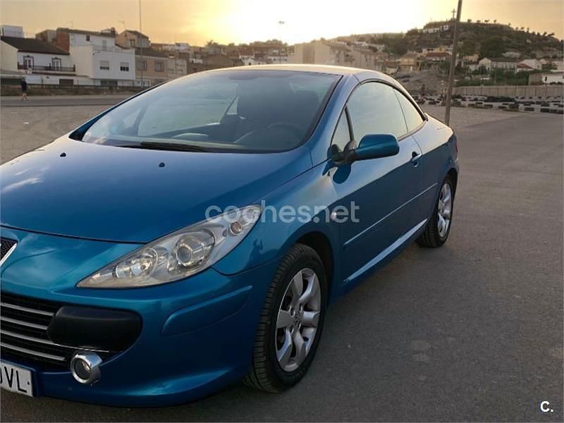 Azul Usado 2006 Peugeot 307 CC Descapotable | 4000 € (Precio justo) - Imagen 1/4