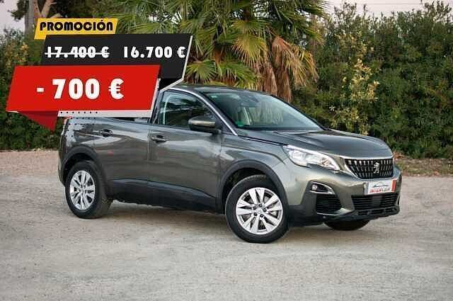 Gris Usado 2018 Peugeot 3008 Active SUV | 17.400 € (Precio justo) - Imagen 1/4