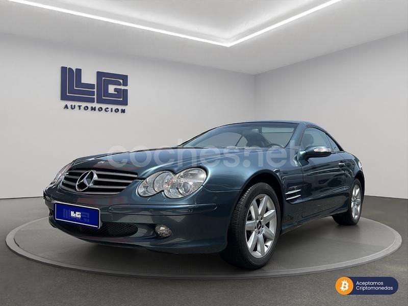 Verde Usado 2004 Mercedes SL350 Descapotable | 19.990 € (Precio justo) - Imagen 1/4