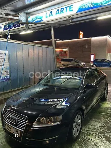 Usado Audi A6 S-Line 140 CV (102 kW) 2005 Negro Berlina