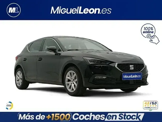 Usado Seat Leon Style 116 CV (85 kW) 2025 Negro Familiar